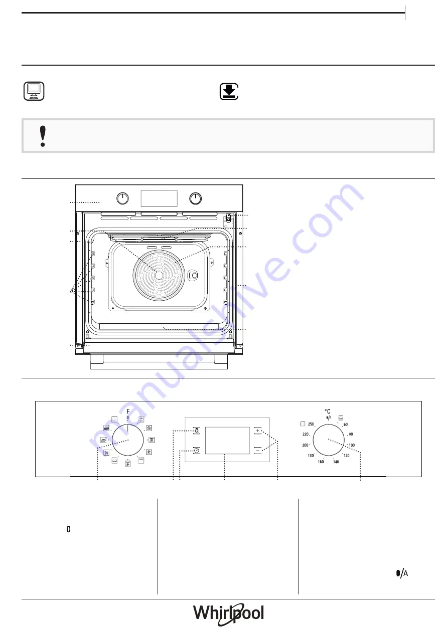 Whirlpool AKP3840PIXAUS Скачать руководство пользователя страница 1