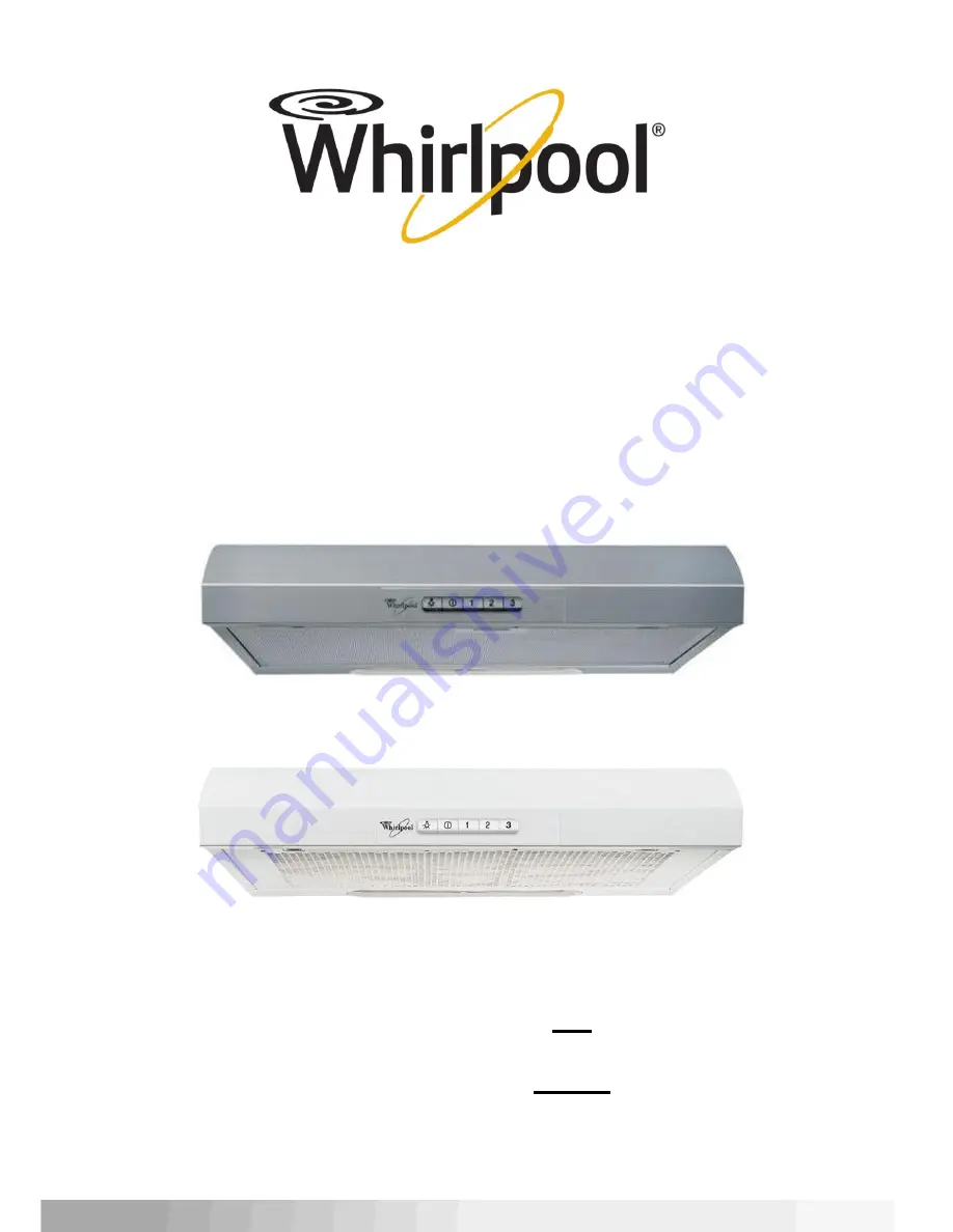 Whirlpool AKR601FXIX Скачать руководство пользователя страница 1