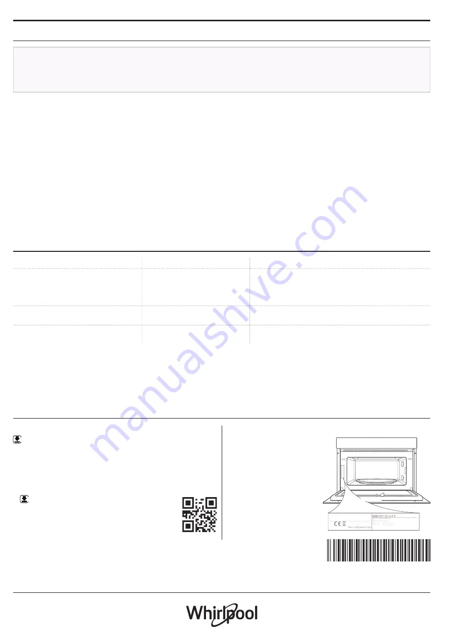 Whirlpool AMW 730/NB Daily Reference Manual Download Page 18