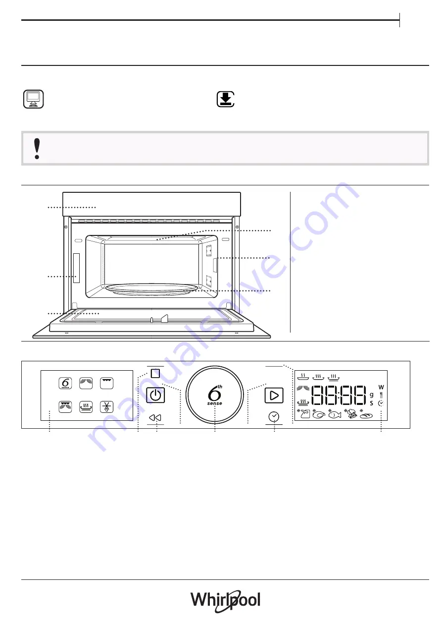 Whirlpool AMW 730/NB Скачать руководство пользователя страница 19