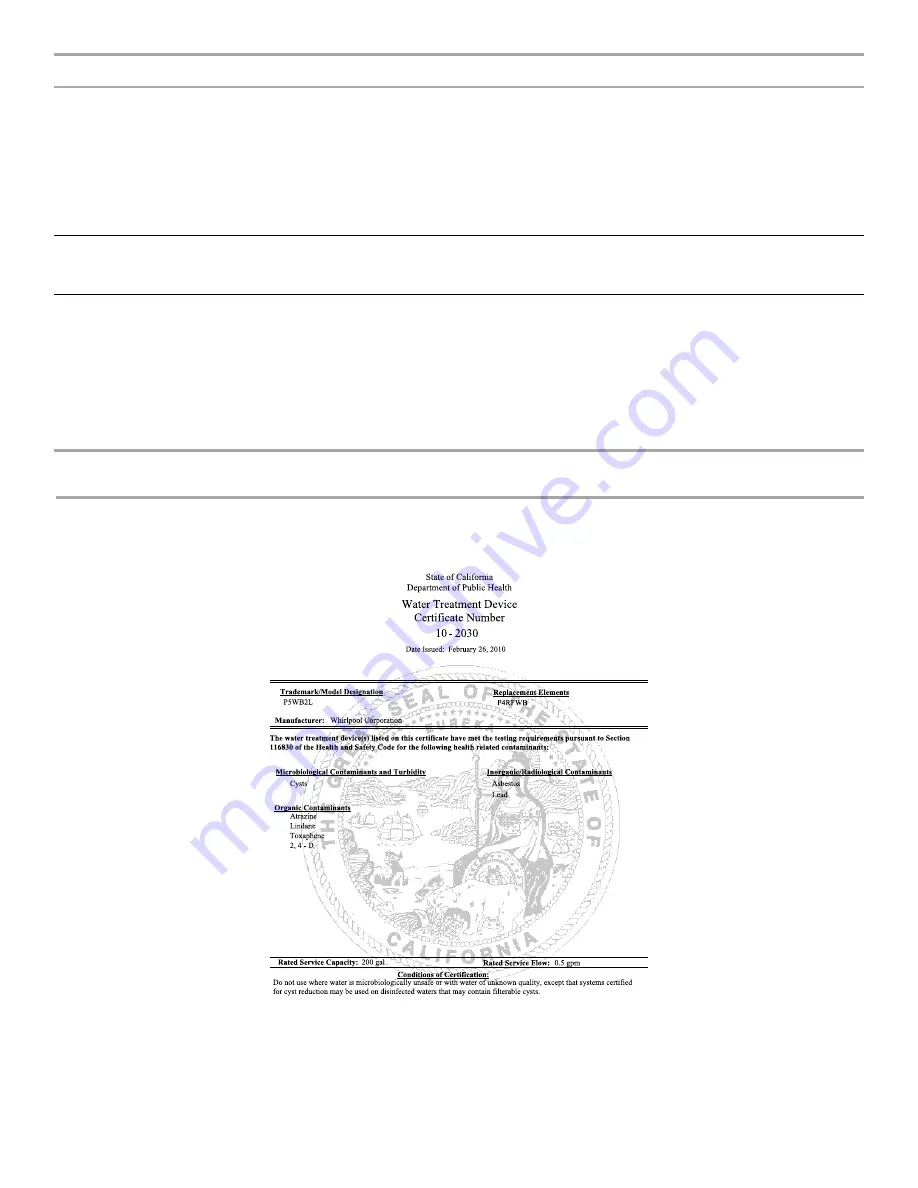 Whirlpool ASD2575BRB Installation Instructions And Owner'S Manual Download Page 15