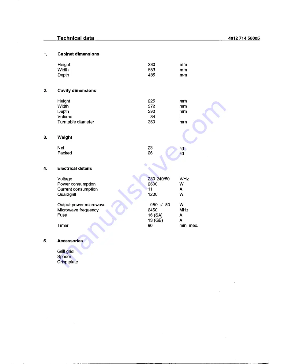 Whirlpool AVM 210 WH Service Manual Download Page 3