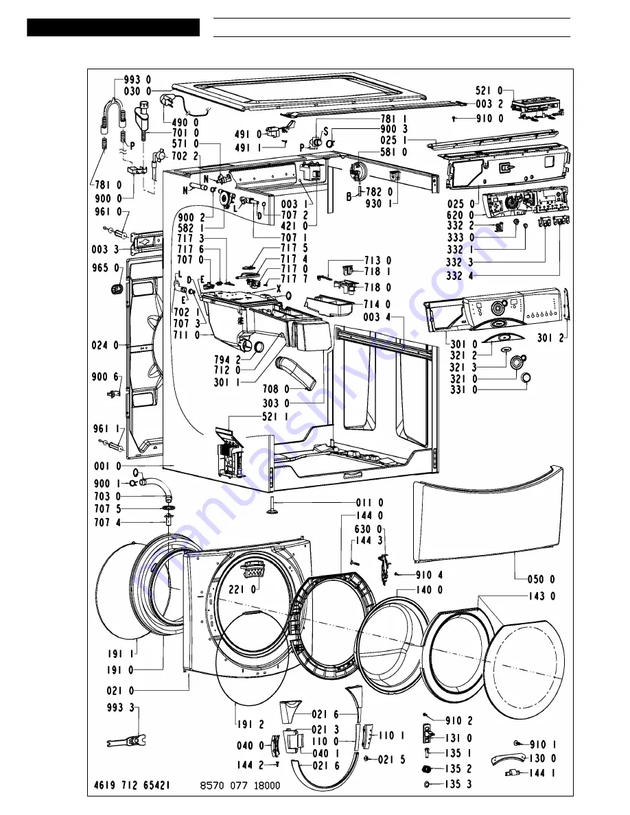 Whirlpool AWM 8000-E Service Manual Download Page 7