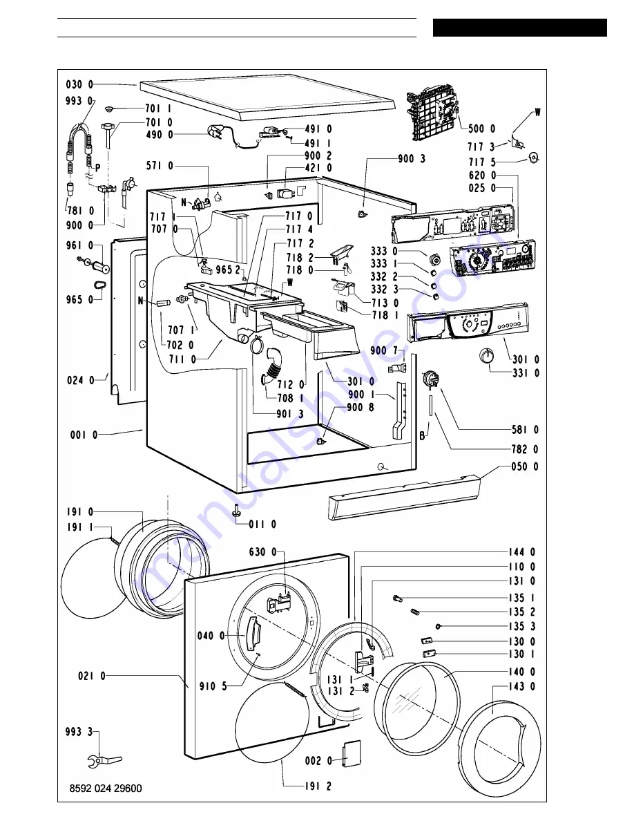 Whirlpool AWO 3631 Скачать руководство пользователя страница 6