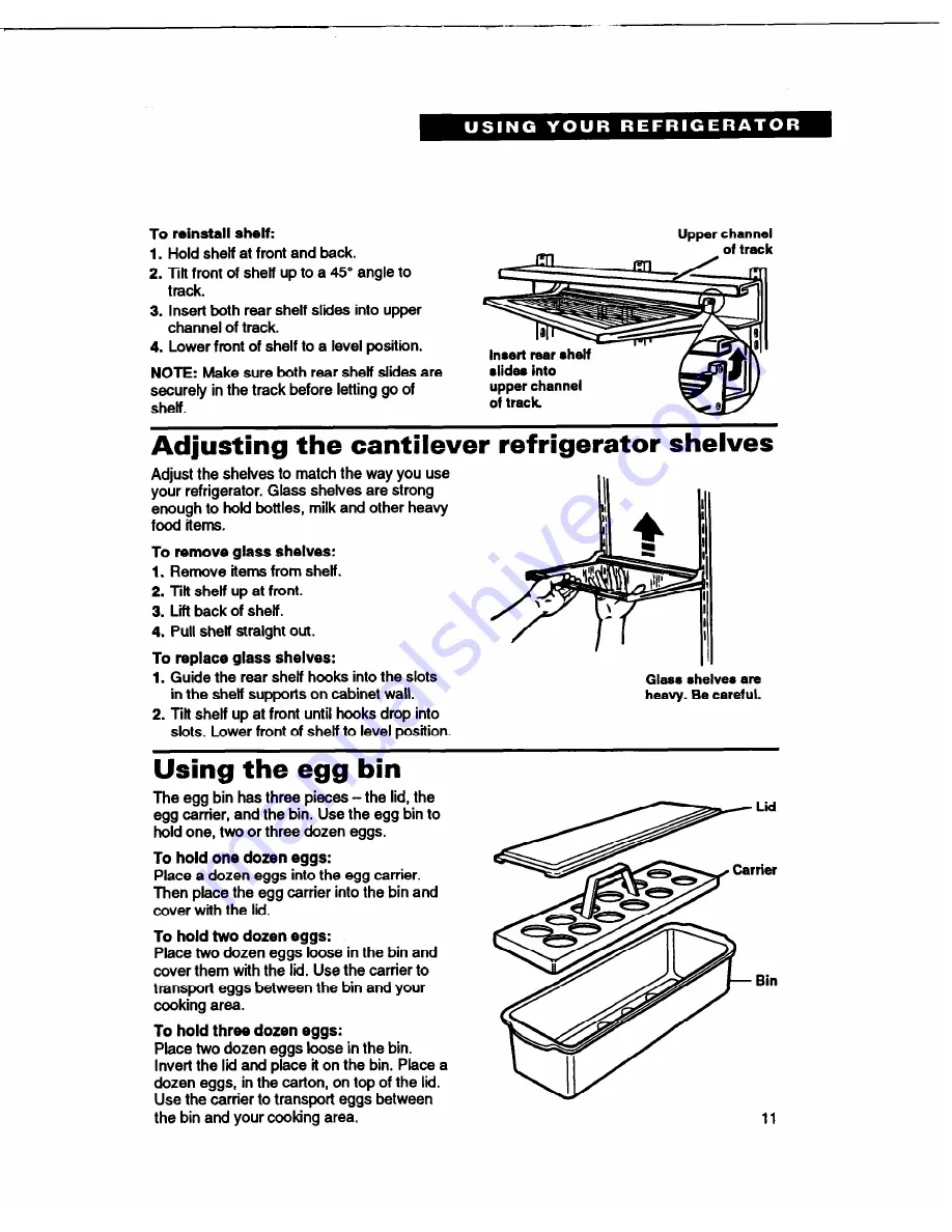 Whirlpool B2lDK Use And Care Manual Download Page 11