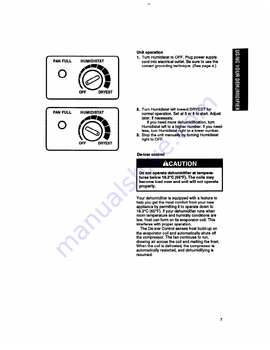 Whirlpool BHDH2500AS0 Use & Care Manual Download Page 7