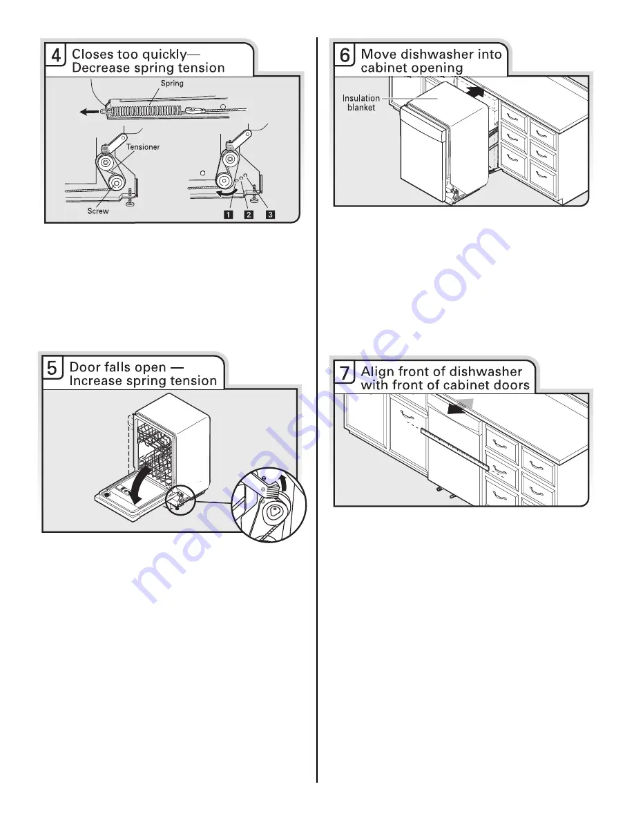 Whirlpool Built-In Super Capacity Dishwasher In Black-On-Sta - Dishwasher In - On-Stainless Installation Instructions Manual Download Page 17