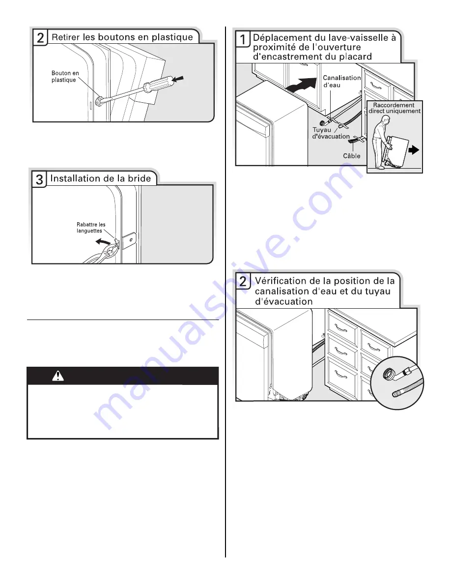 Whirlpool Built-In Super Capacity Dishwasher In Black-On-Sta - Dishwasher In - On-Stainless Installation Instructions Manual Download Page 39