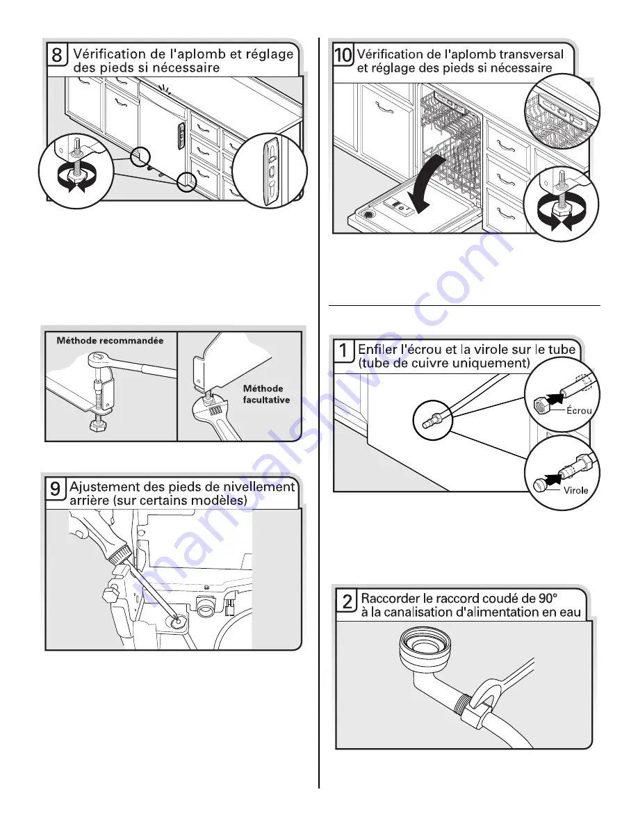 Whirlpool Built-In Super Capacity Dishwasher In Black-On-Sta - Dishwasher In - On-Stainless Installation Instructions Manual Download Page 41