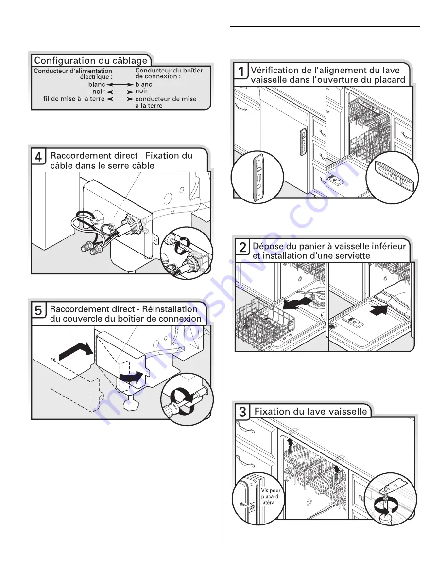 Whirlpool Built-In Super Capacity Dishwasher In Black-On-Sta - Dishwasher In - On-Stainless Installation Instructions Manual Download Page 44