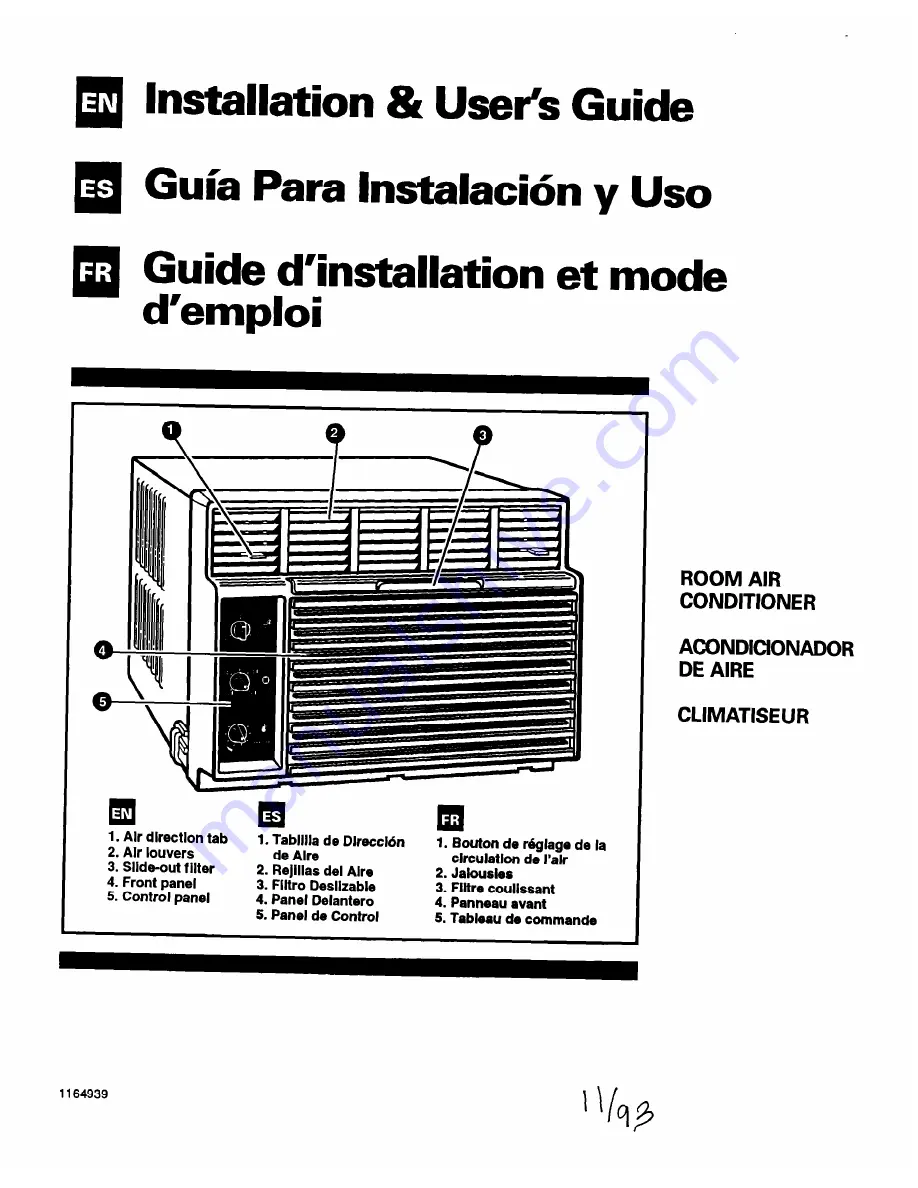 Whirlpool CA25WC50 Скачать руководство пользователя страница 1