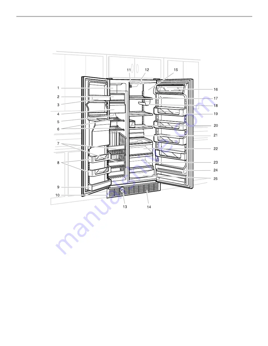 Whirlpool CABINET DEPTHSIDE BY SIDEREFRIGERATOR Скачать руководство пользователя страница 4