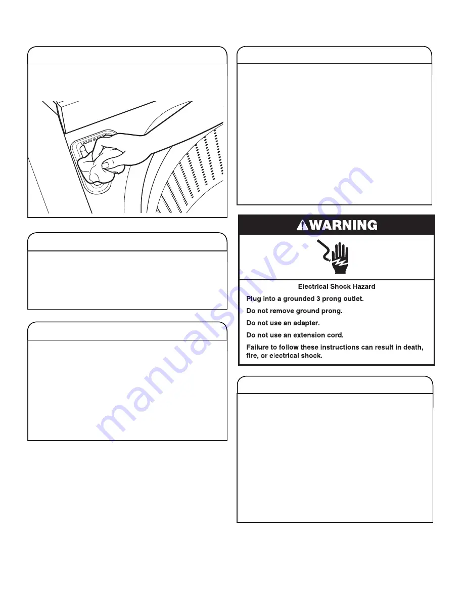 Whirlpool CABRIO W10420497A Use And Care Manual Download Page 12