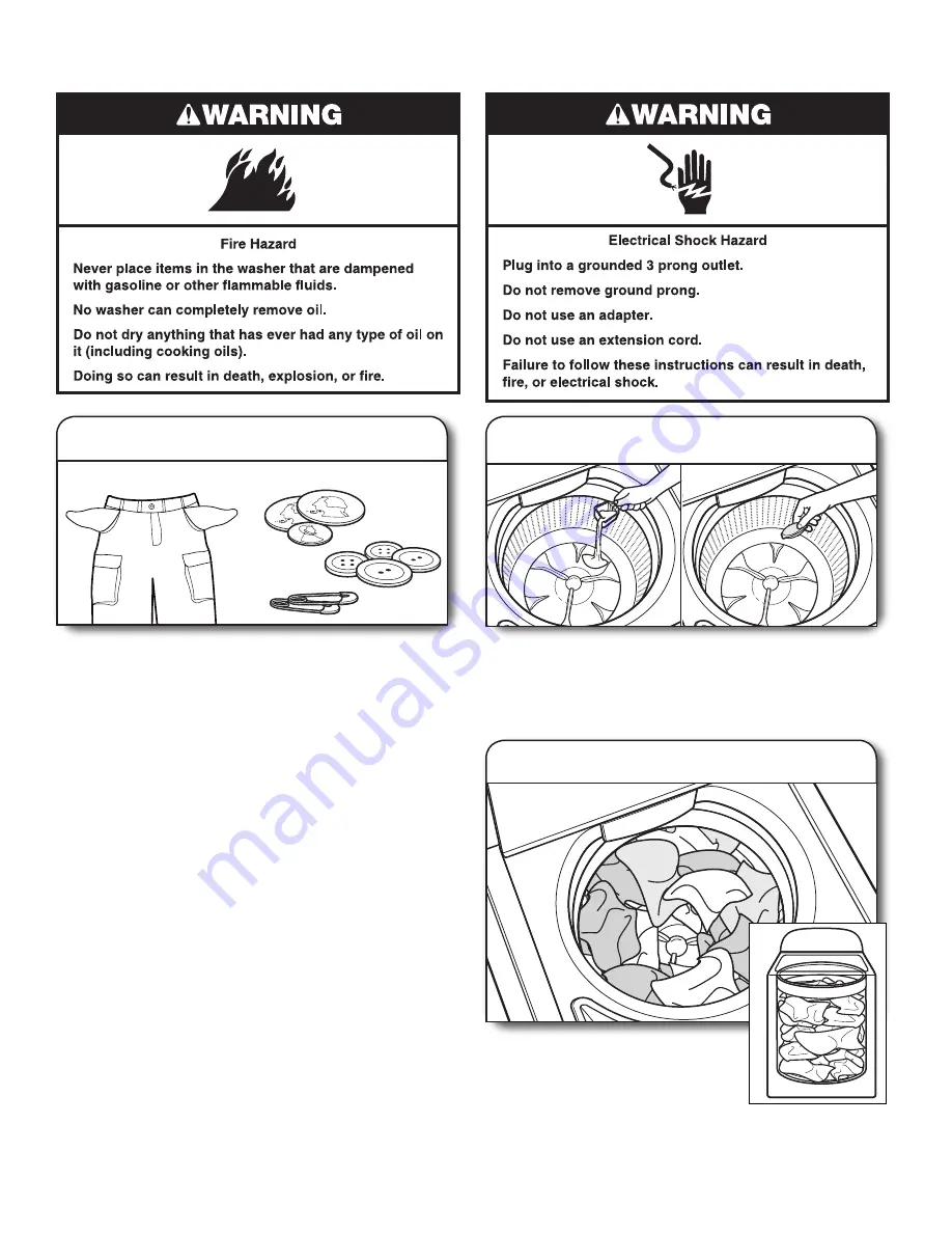 Whirlpool cabrio W10560171B Use And Care Manual Download Page 8