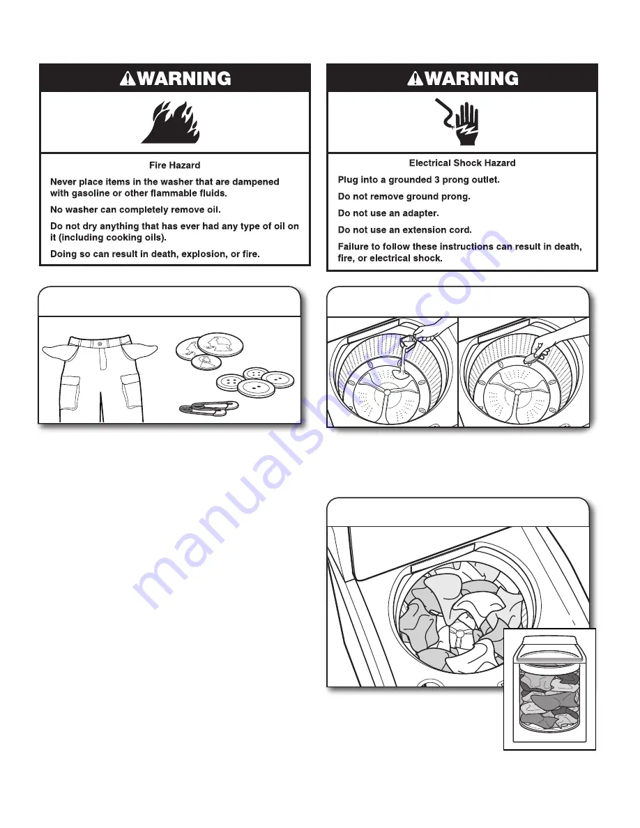 Whirlpool Cabrio W10607427C Use & Care Manual Download Page 8