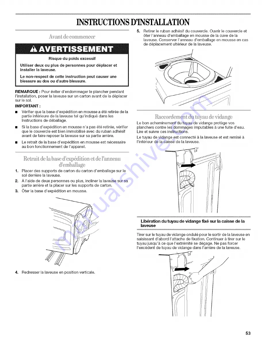 Whirlpool CABRIO WTW6200SW0 Скачать руководство пользователя страница 53