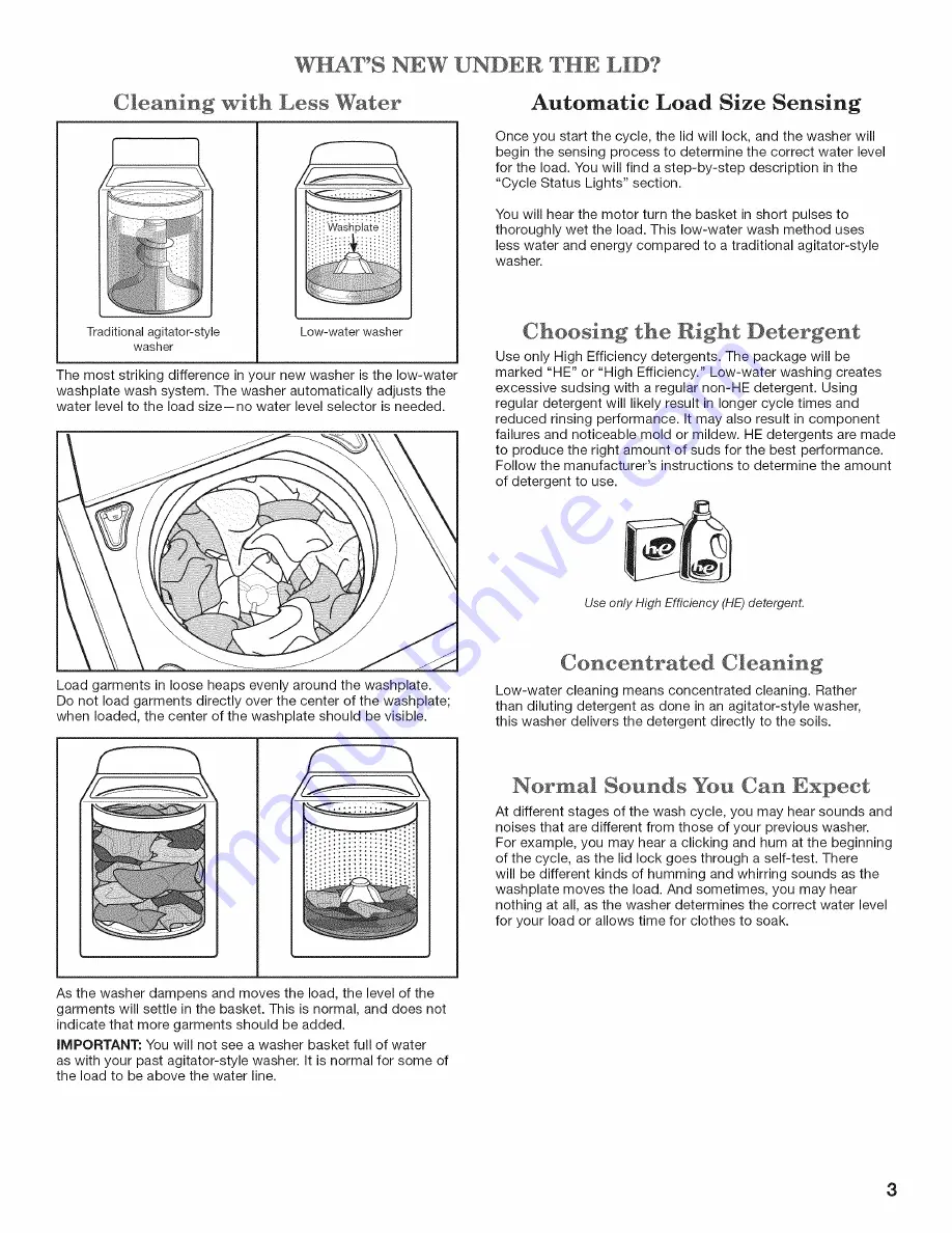 Whirlpool Cabrio WTW7800XB3 Use And Care Manual Download Page 3