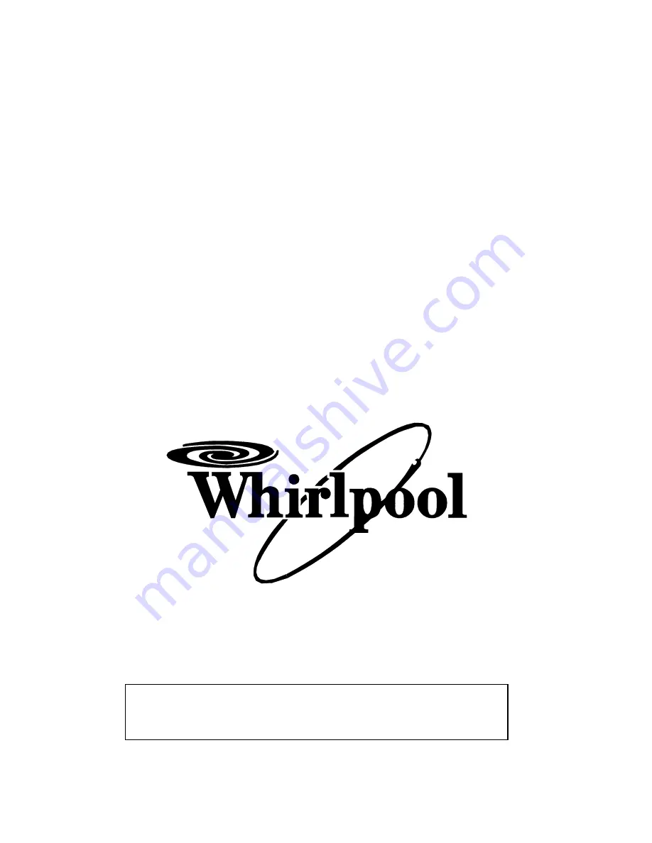 Whirlpool CATALYST Troubleshooting & Repair Manual Download Page 2