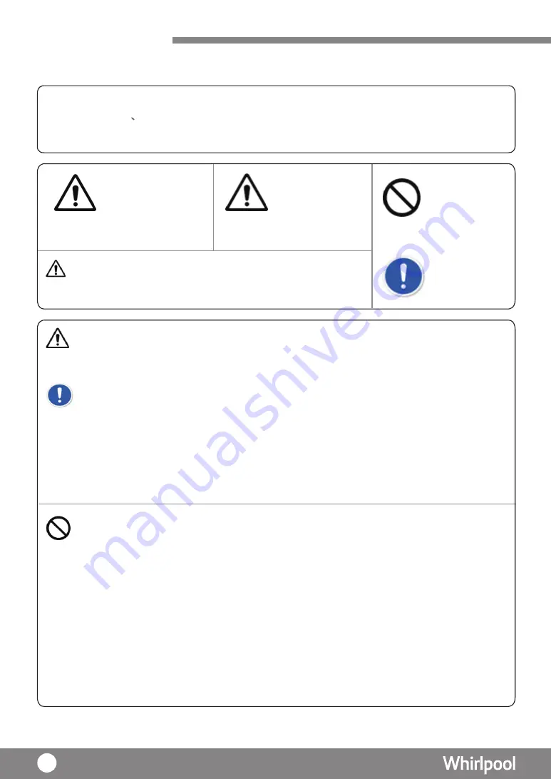 Whirlpool DS202HE Health & Safety, Use And Care And Installation Manual Download Page 3