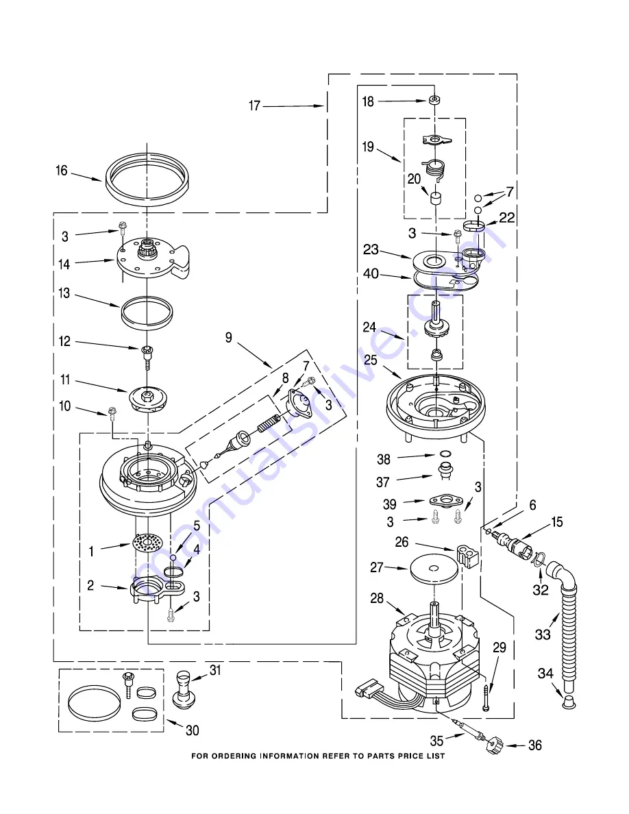 Whirlpool DU900PCDB5 Parts List Download Page 5