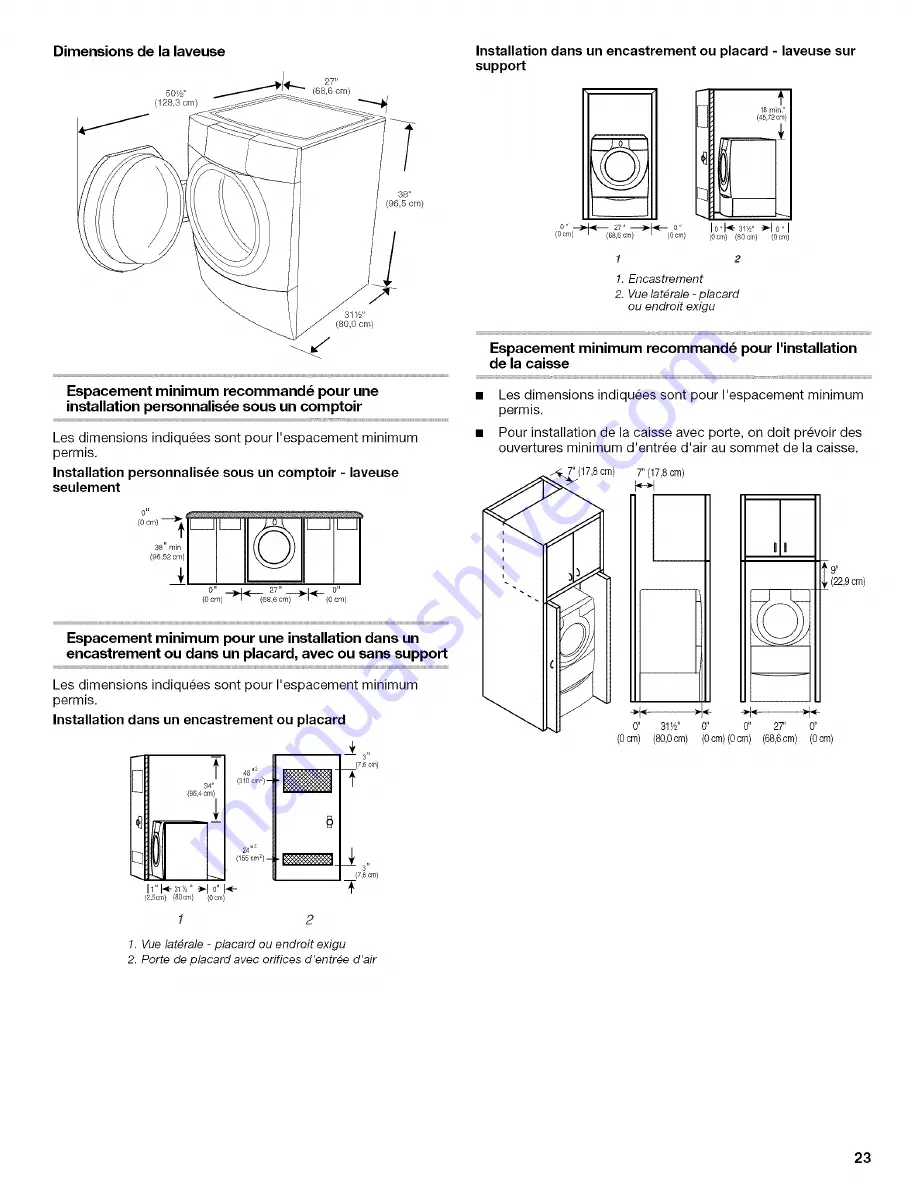 Whirlpool Duet GHW9100LW1 Скачать руководство пользователя страница 23