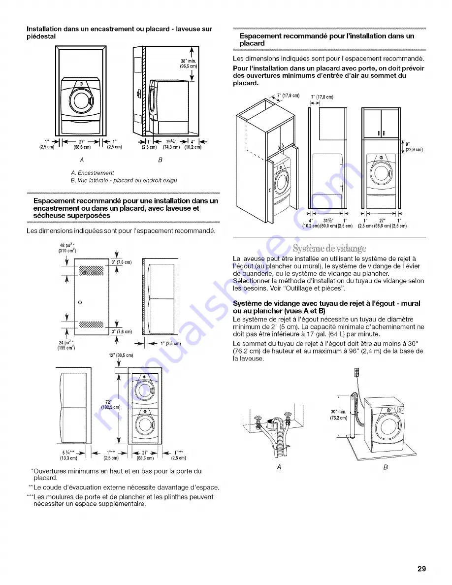 Whirlpool duet sport WFW8300SW01 Use & Care Manual Download Page 29