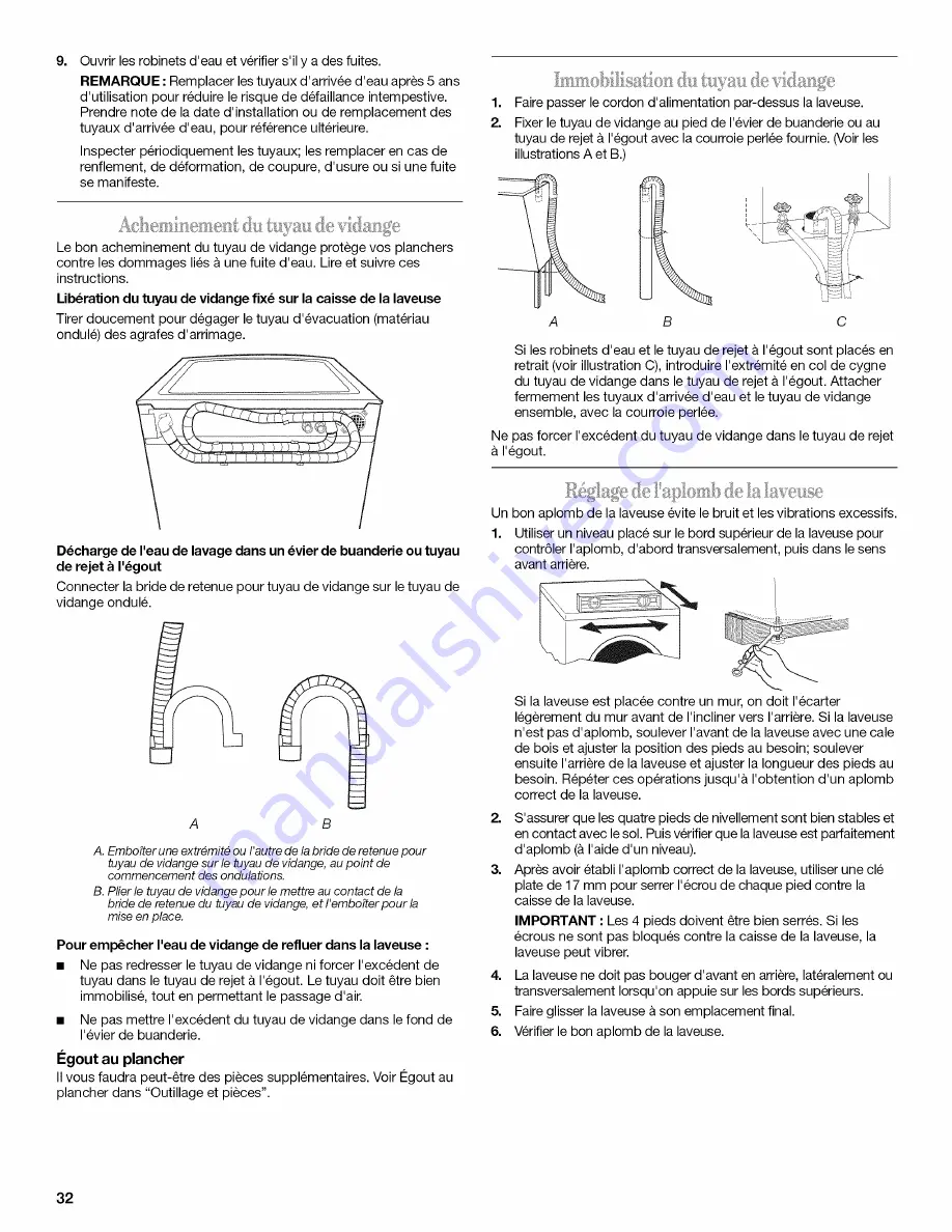 Whirlpool Duet Steam W10176968C Скачать руководство пользователя страница 32