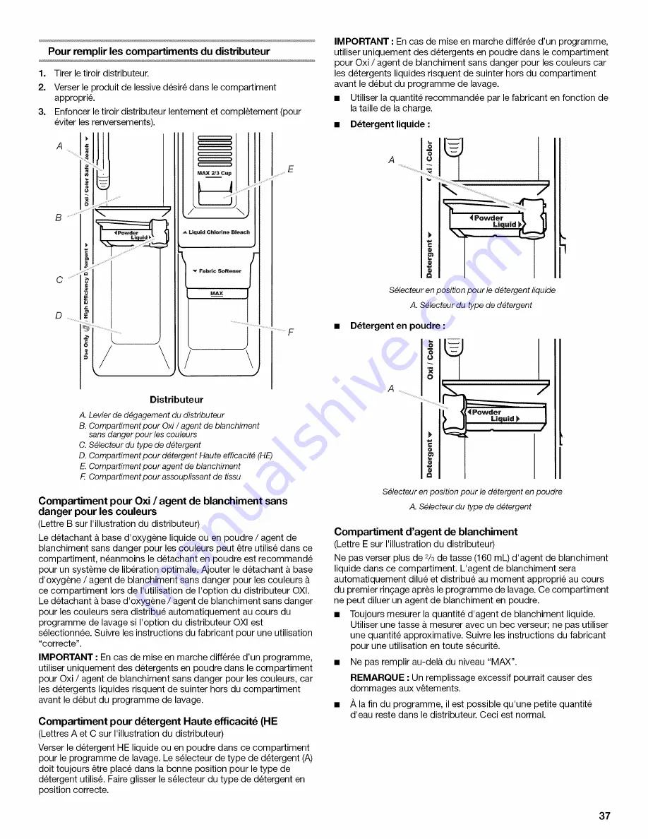 Whirlpool Duet Steam W10176968C Скачать руководство пользователя страница 37