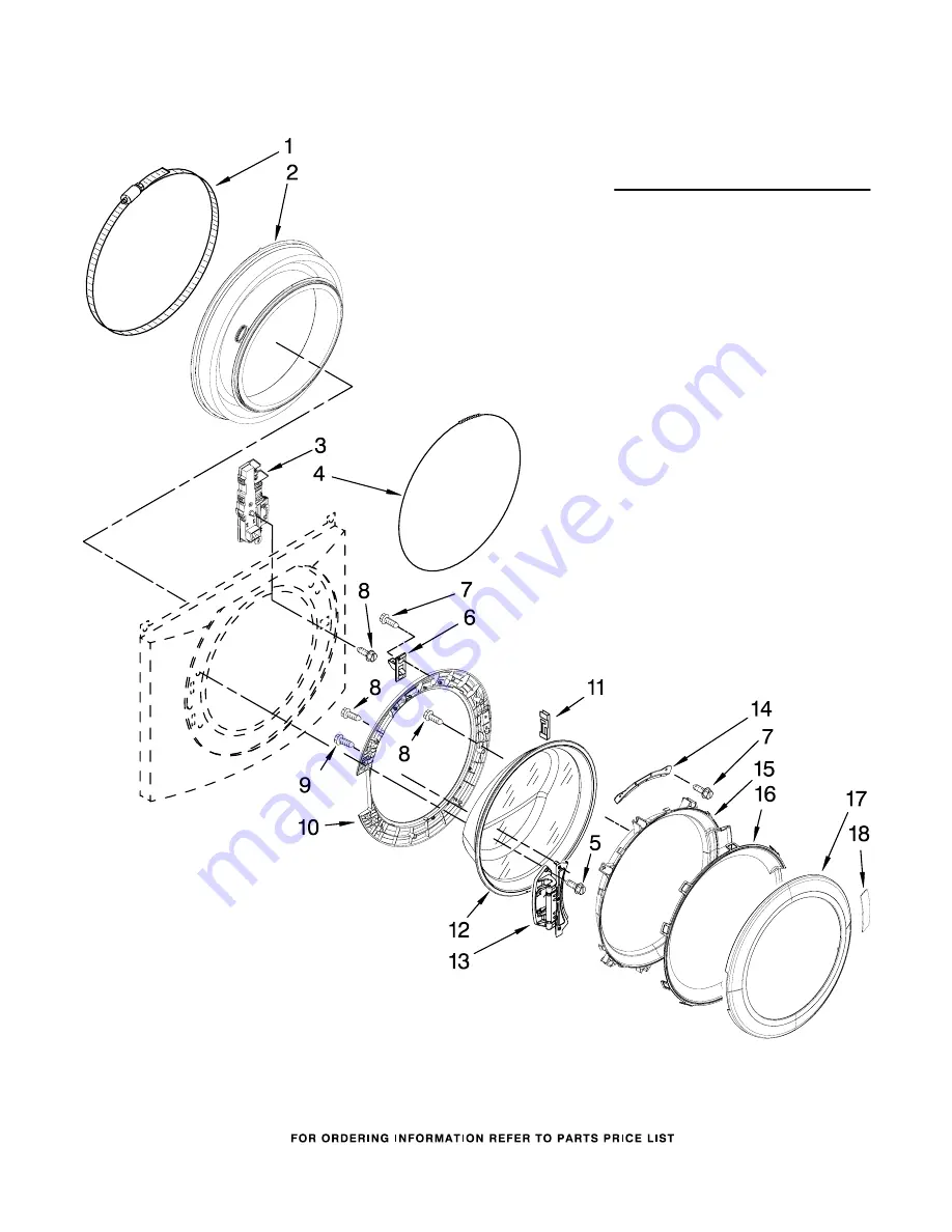 Whirlpool Duet WFW9470WW Parts List Download Page 3