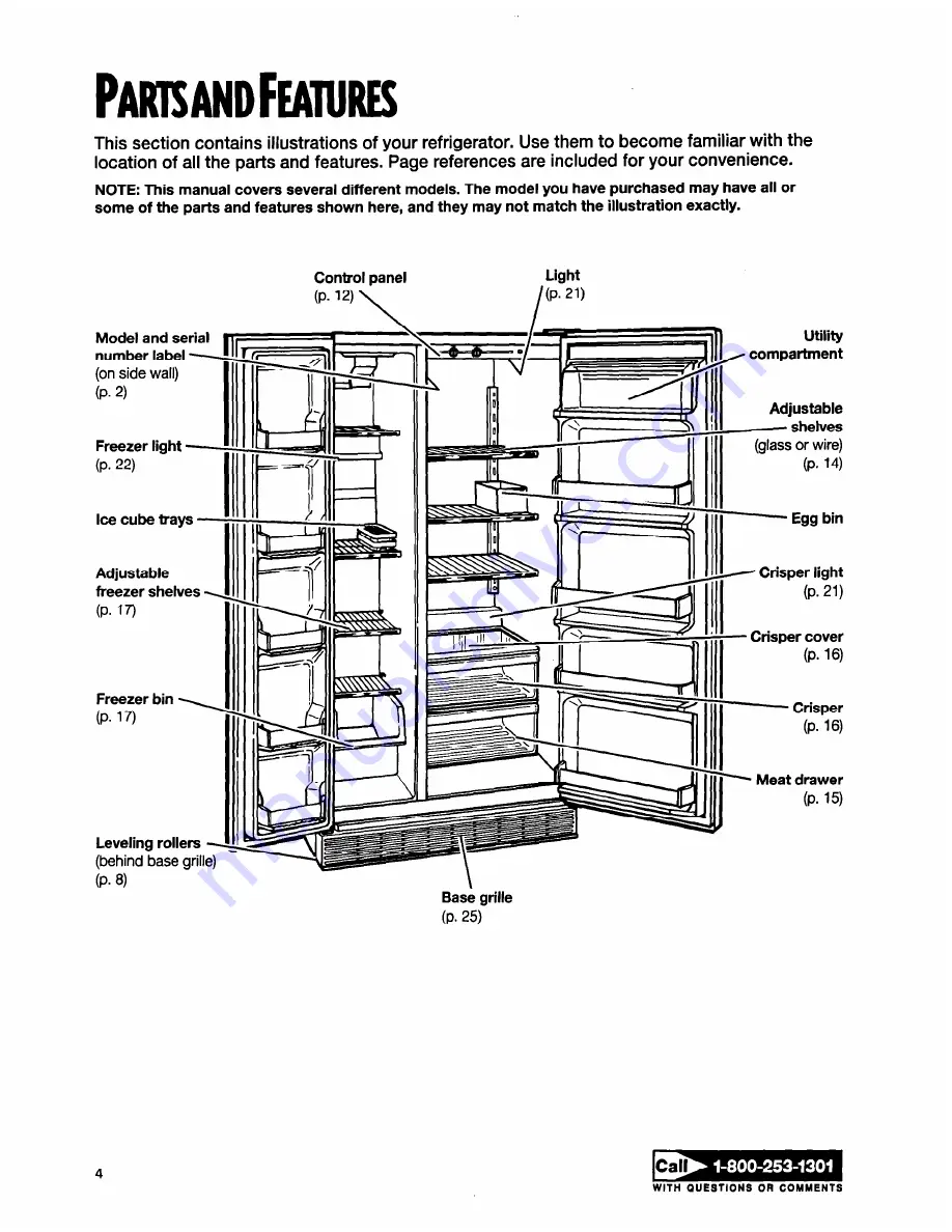 Whirlpool ED20TWXDW02 Скачать руководство пользователя страница 4