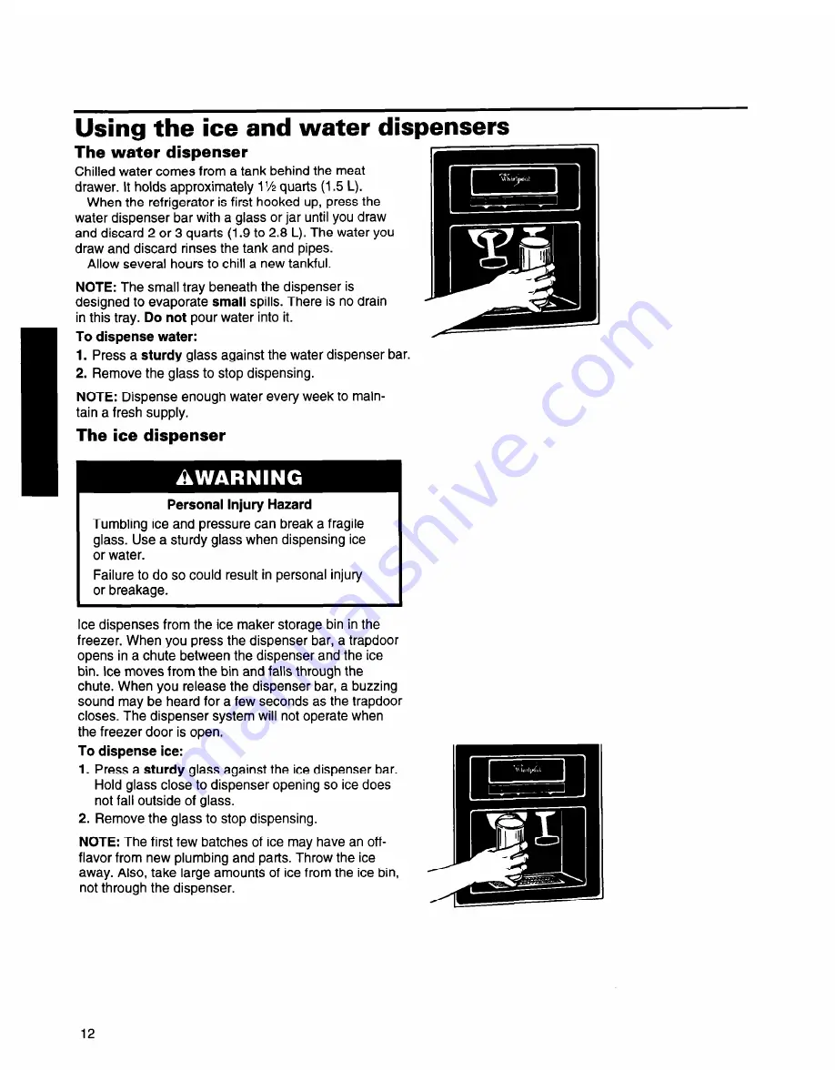 Whirlpool ED22ZRXDN00 Use And Care Manual Download Page 13