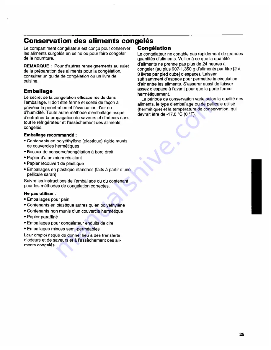 Whirlpool ED22ZRXDN00 Use And Care Manual Download Page 54