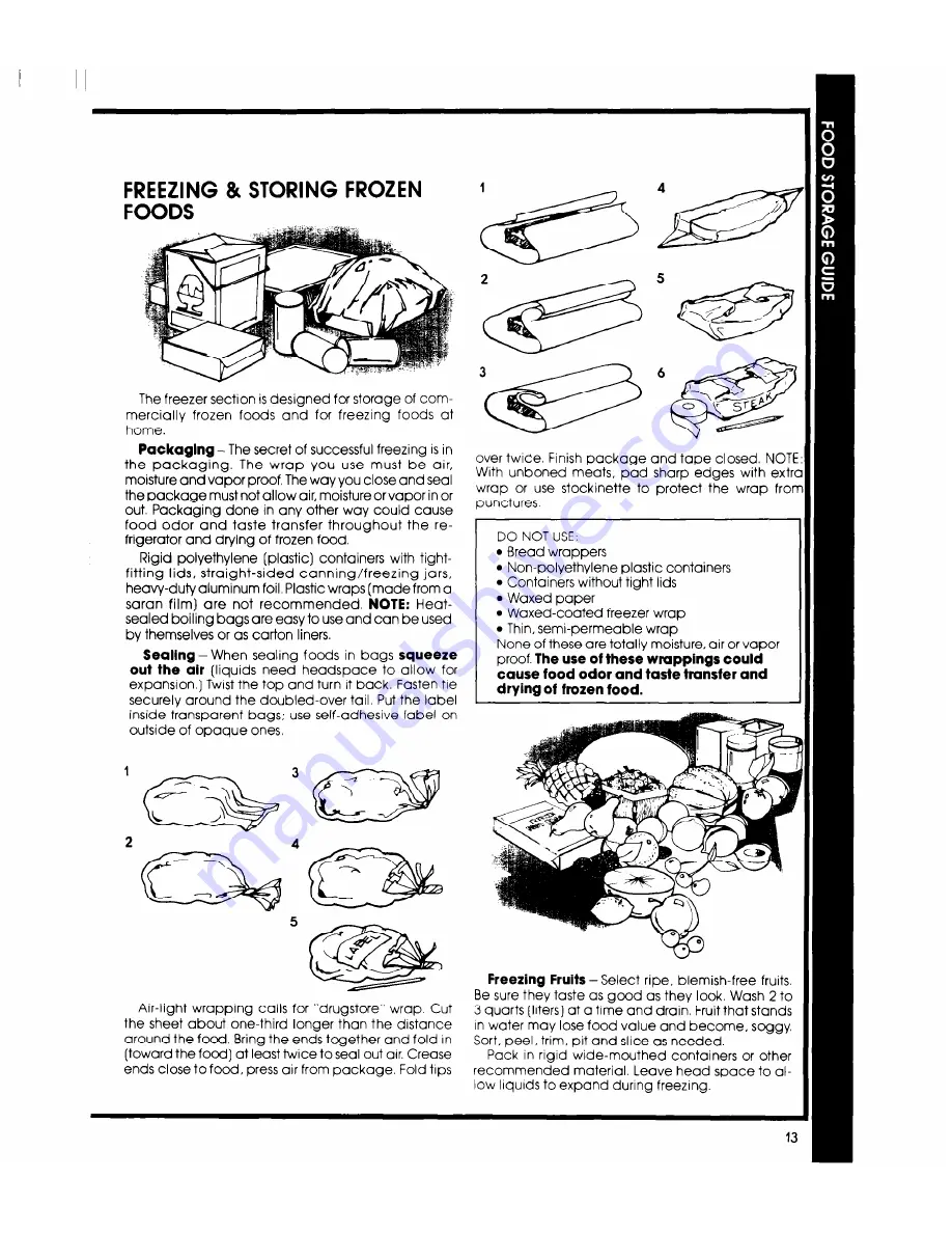 Whirlpool ED25PM Use & Care Manual Download Page 13