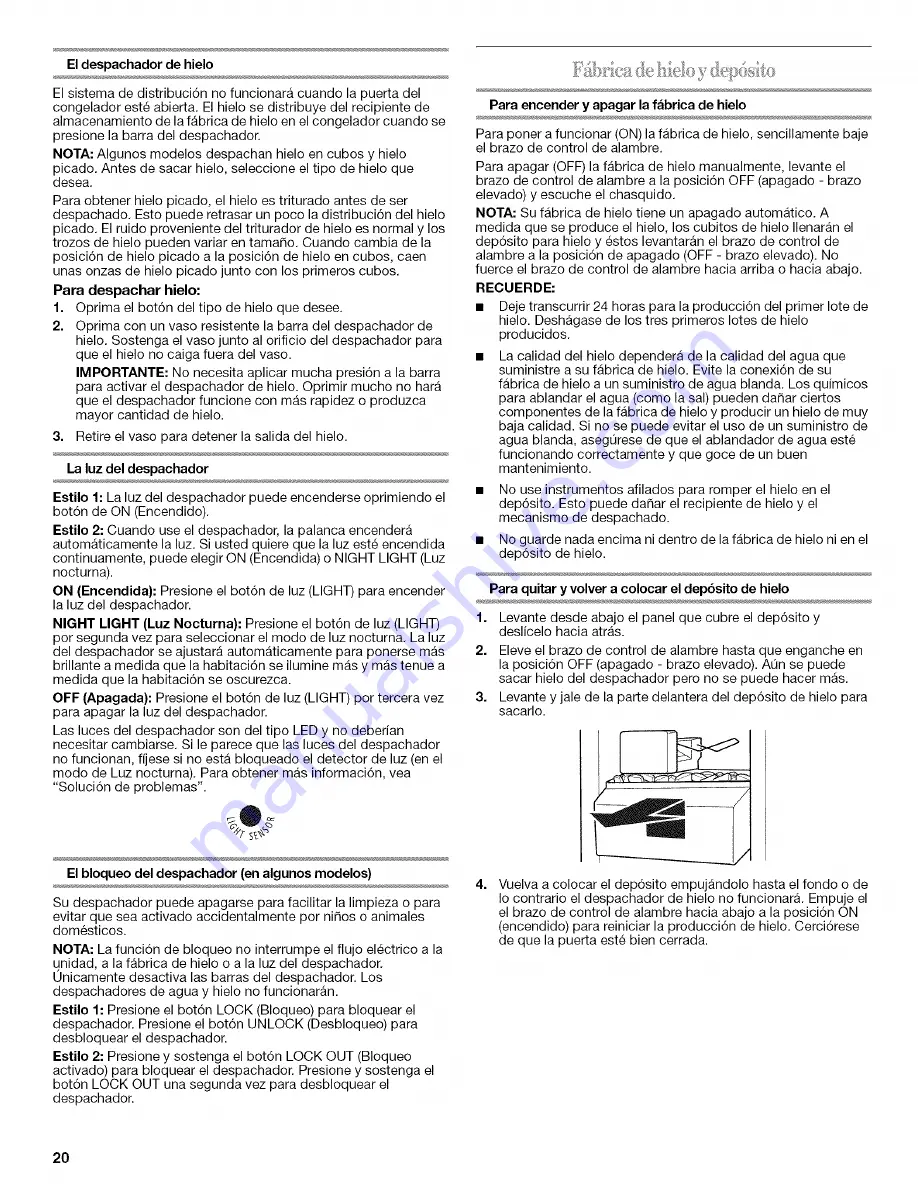 Whirlpool ED2FHEXNL02 Скачать руководство пользователя страница 20