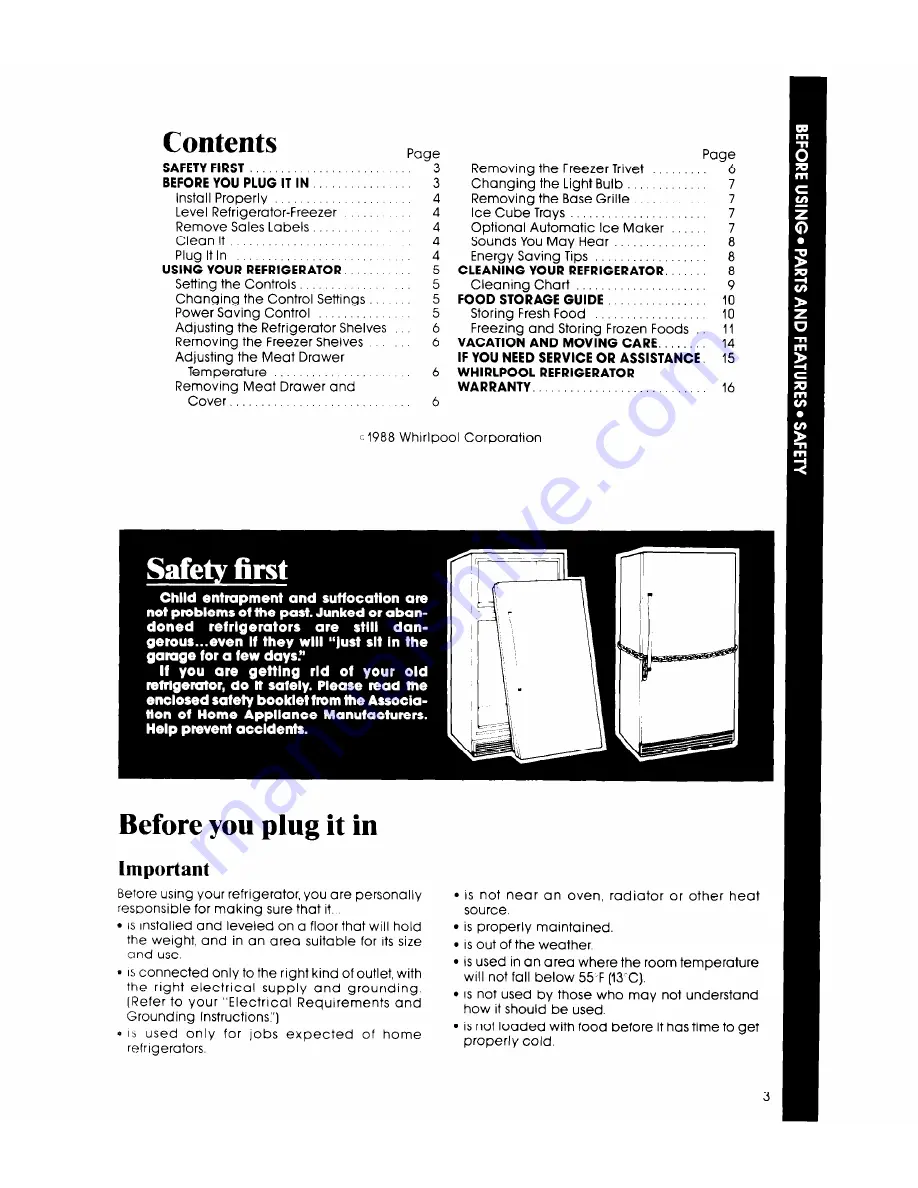 Whirlpool EDI9SK Скачать руководство пользователя страница 3