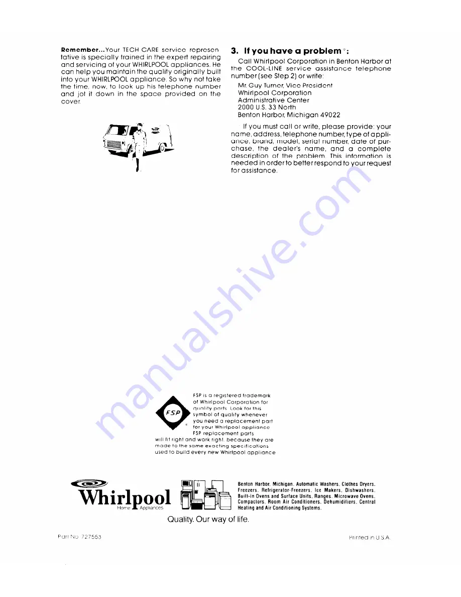 Whirlpool EH15OCXK Use And Care Manual Download Page 8