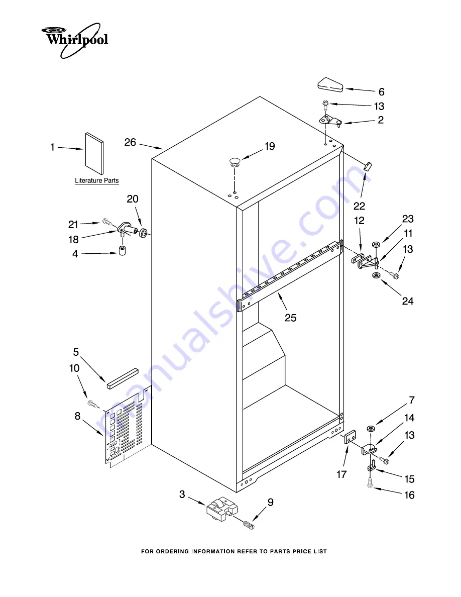 Whirlpool ER6AHKXS Parts Manual Download Page 1