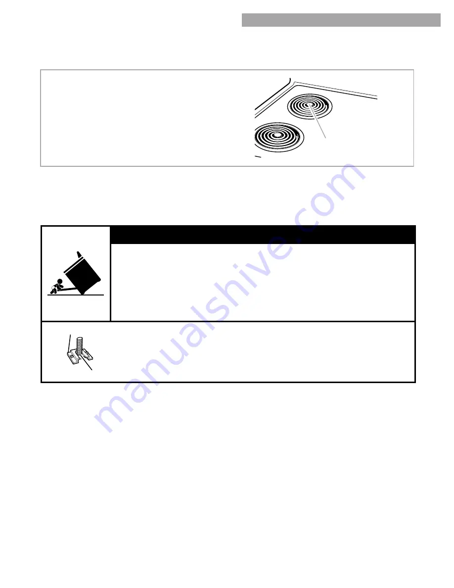 Whirlpool ESTATE TES325GW0 Use & Care Manual Download Page 21