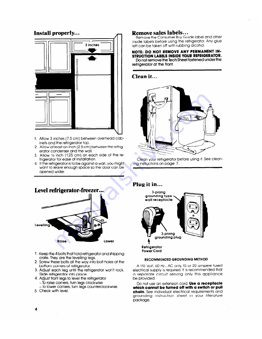 Whirlpool ET12PC Скачать руководство пользователя страница 4