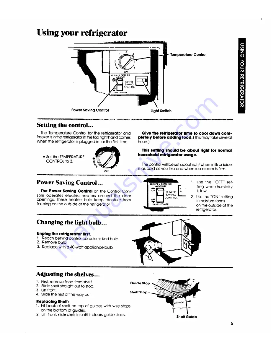 Whirlpool ET12PC Use And Care Manual Download Page 5