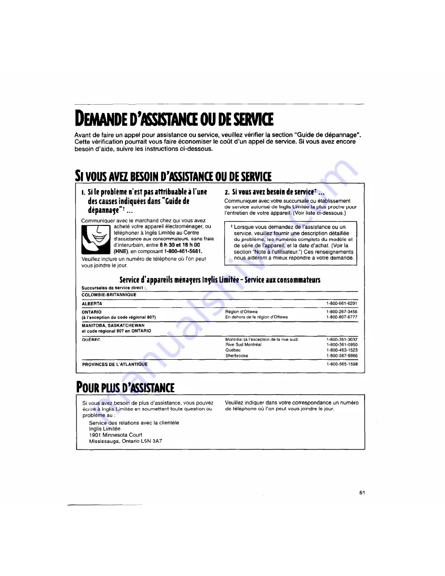 Whirlpool ET14CKXFN02 Use & Care Manual Download Page 51