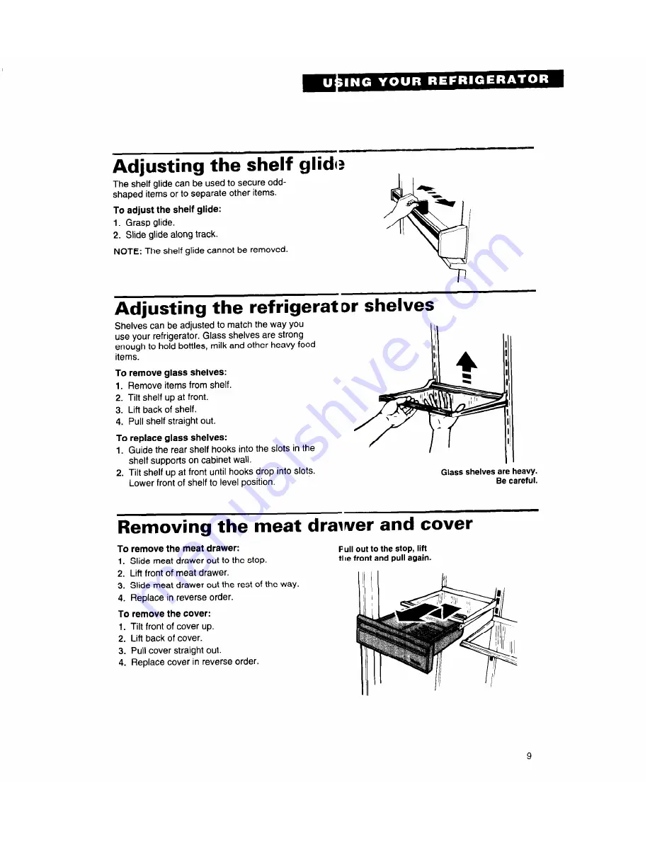 Whirlpool ET18LK Use And Care Manual Download Page 9