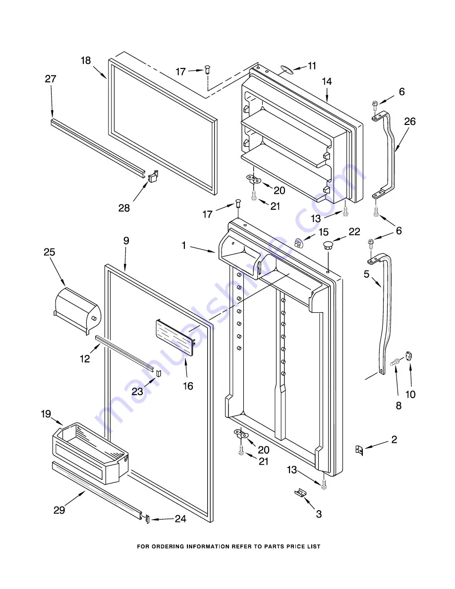 Whirlpool ET1MHKXMB03 Parts List Download Page 3