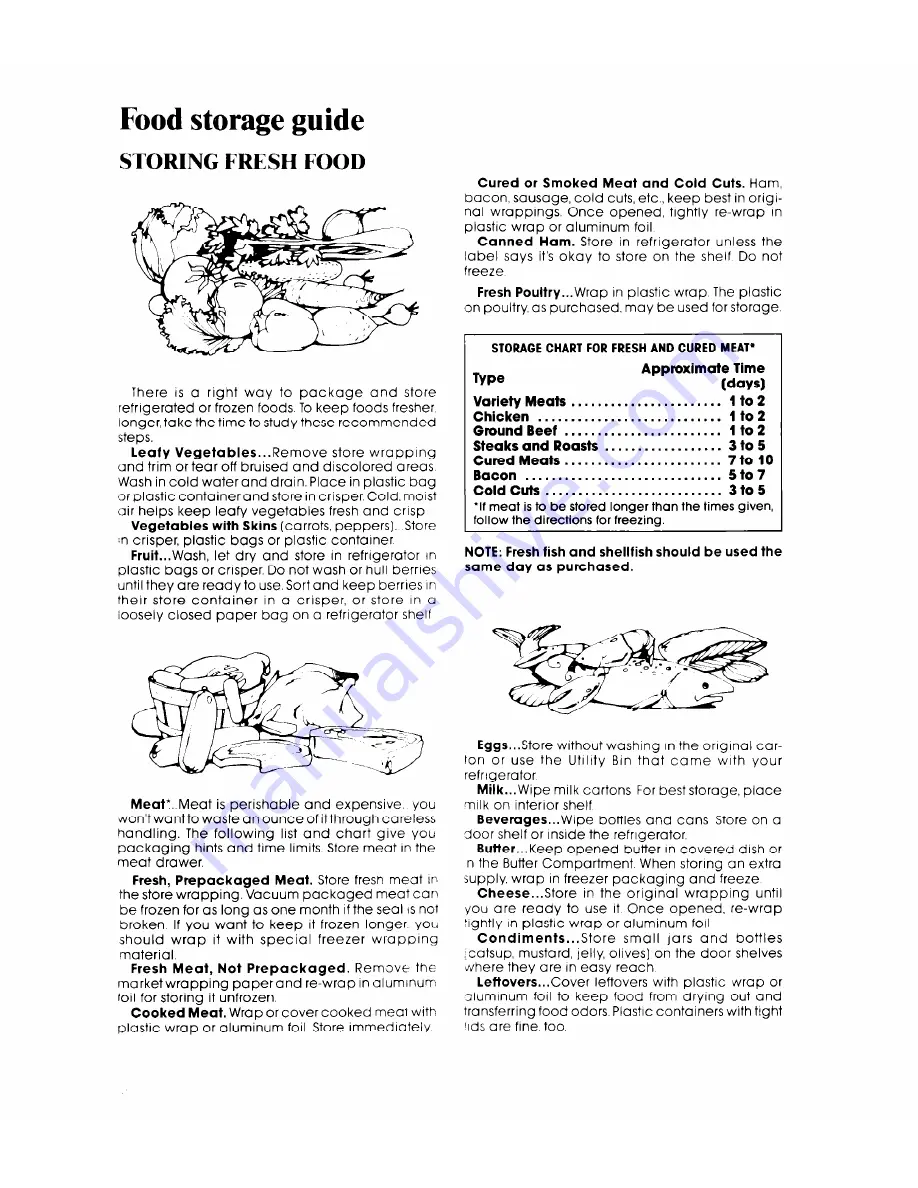 Whirlpool ET20NK Use & Care Manual Download Page 10