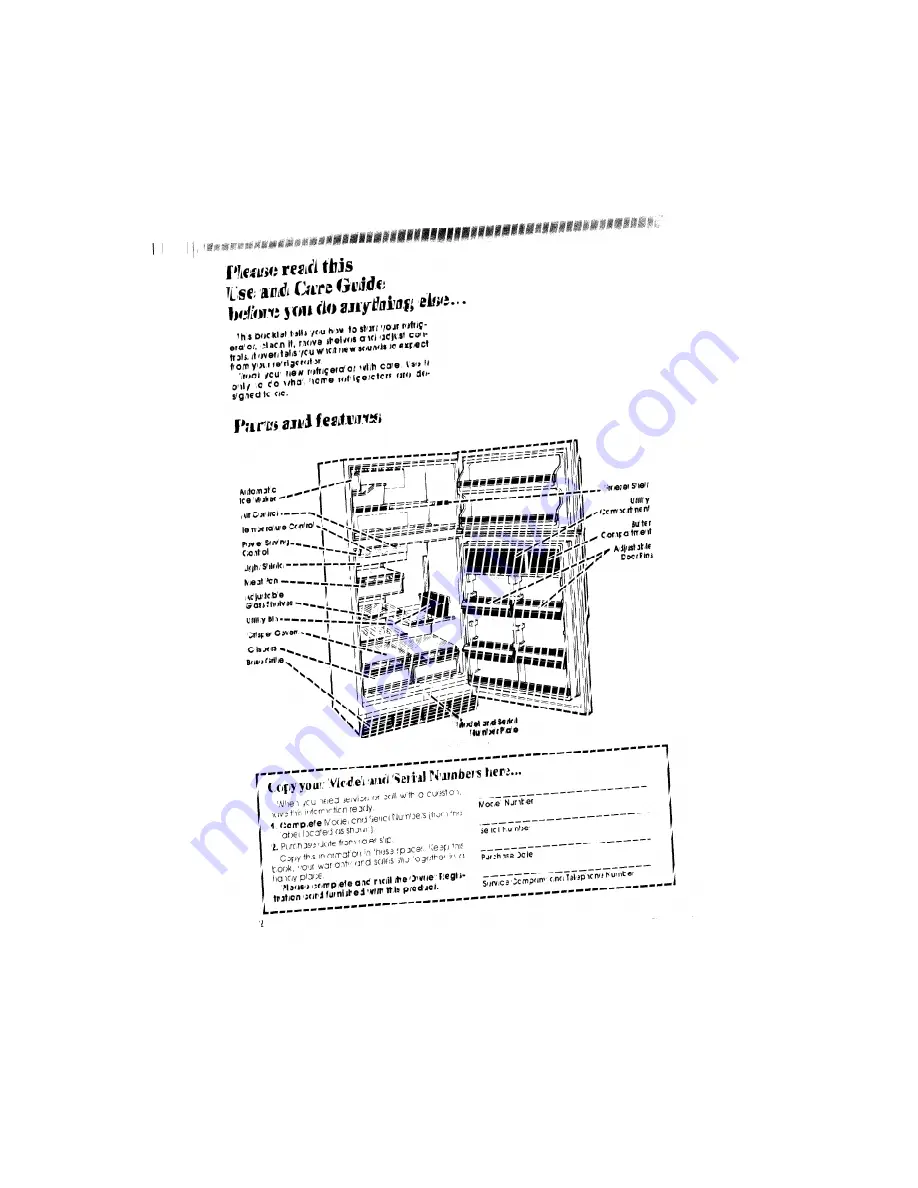 Whirlpool ET22ZM Use & Care Manual Download Page 2