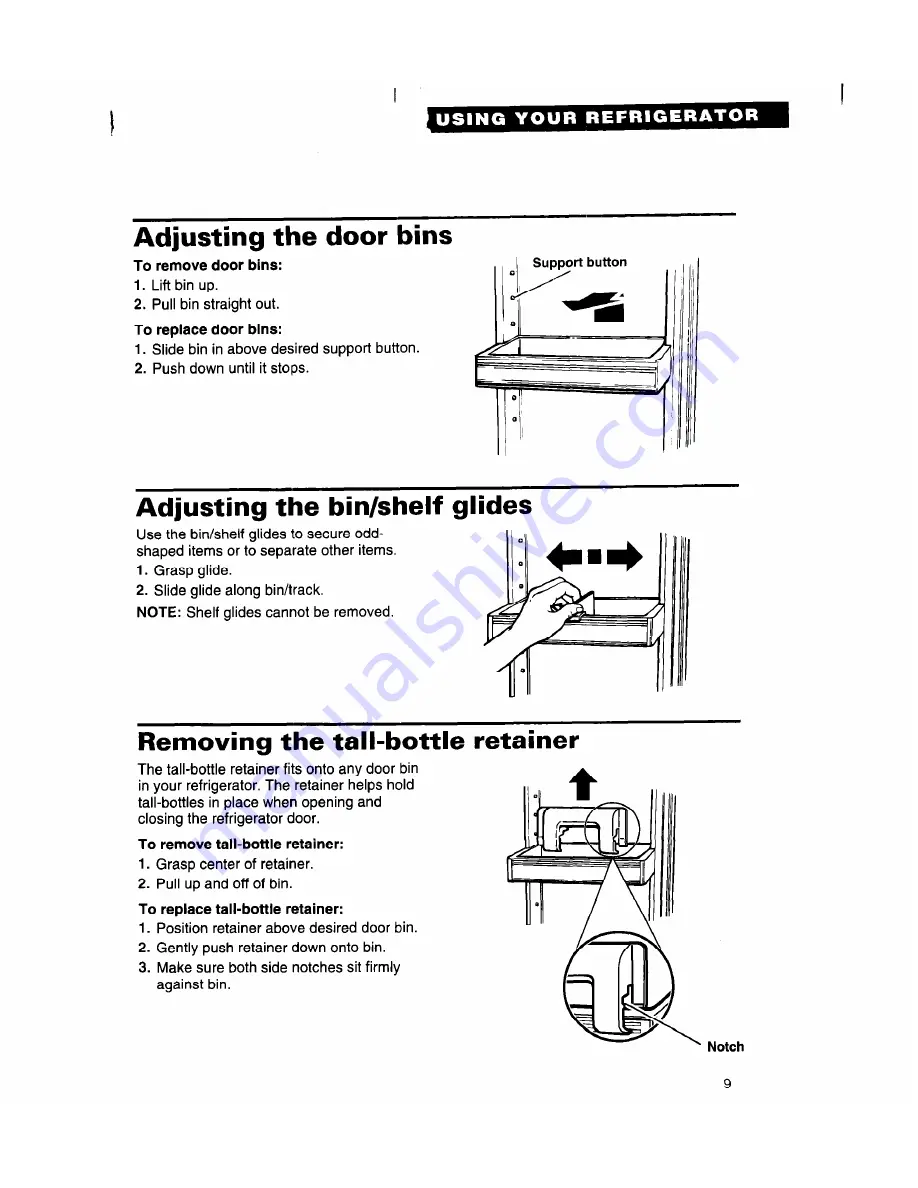 Whirlpool ET25DK Use And Care Manual Download Page 9