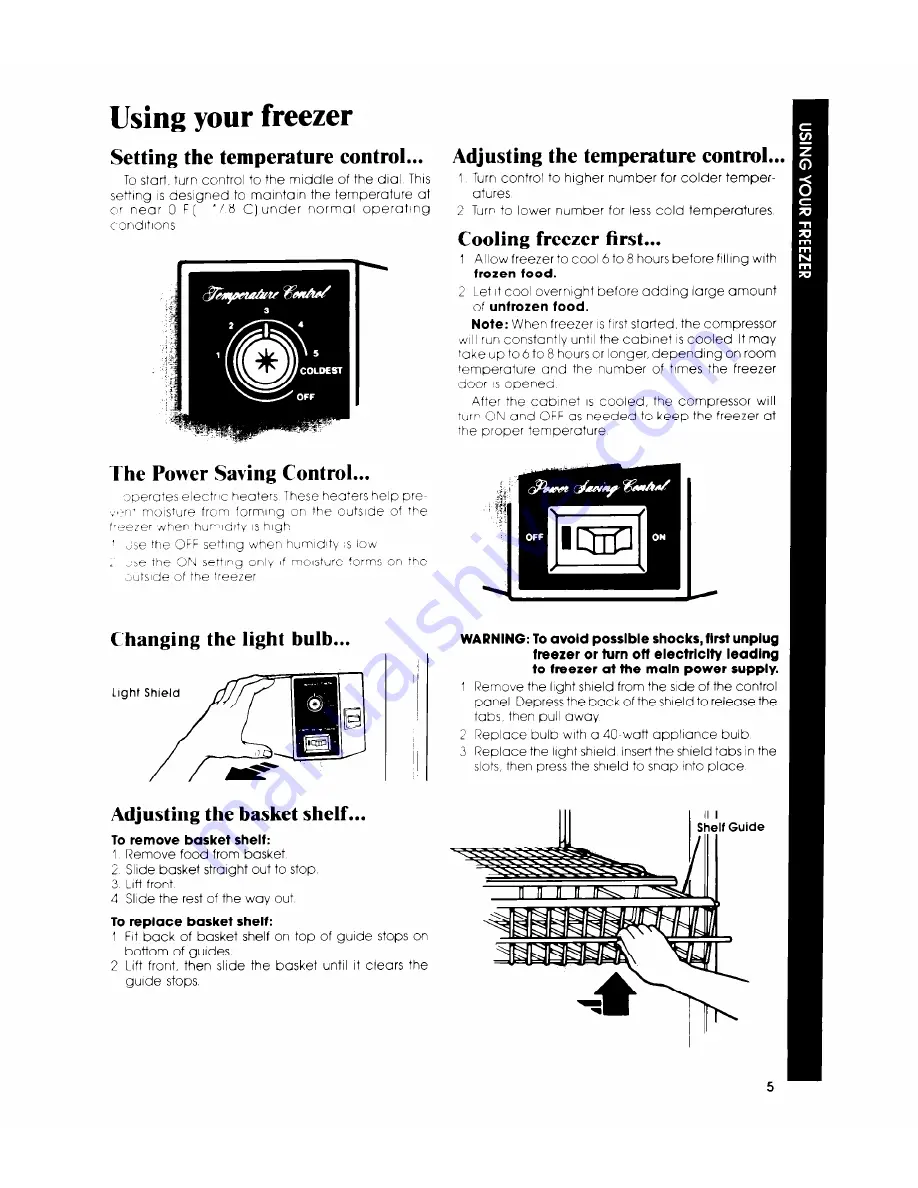 Whirlpool EV190E Use And Care Manual Download Page 5