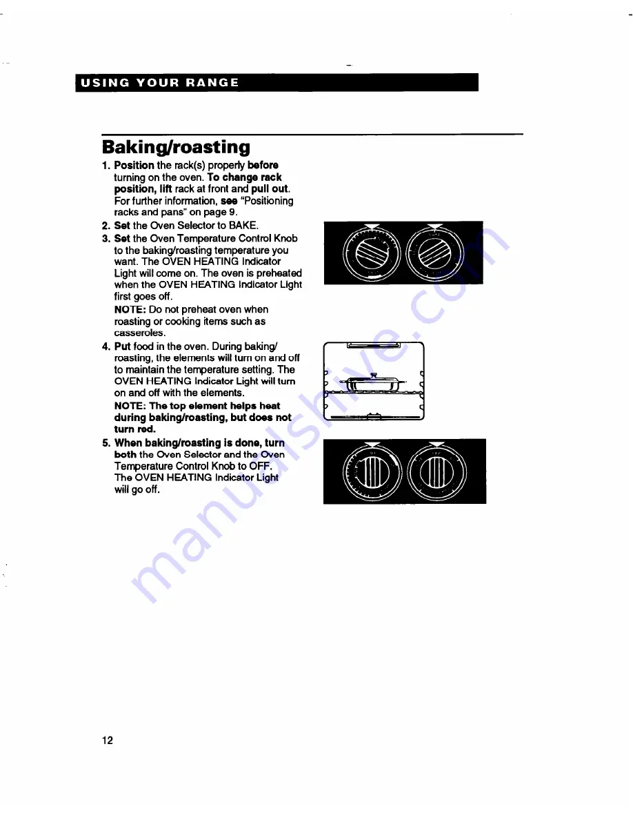 Whirlpool FES310B Use And Care Manual Download Page 12