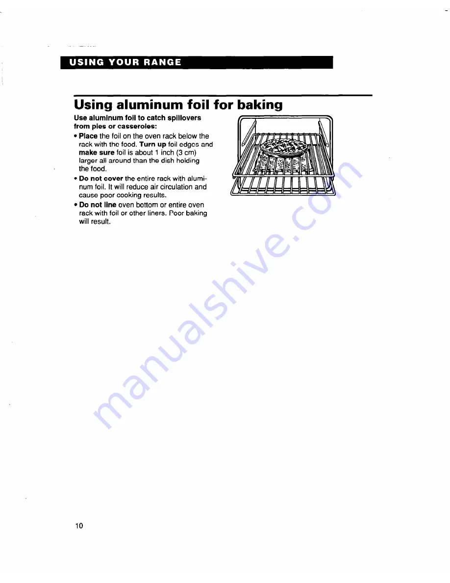 Whirlpool FES364B Use And Care Manual Download Page 10