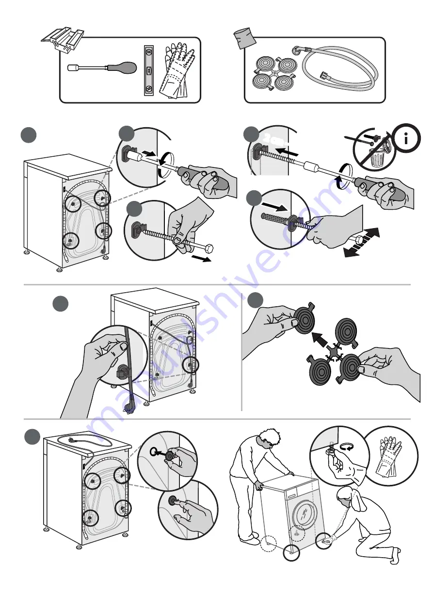 Whirlpool FFS 7458 B CS Скачать руководство пользователя страница 1